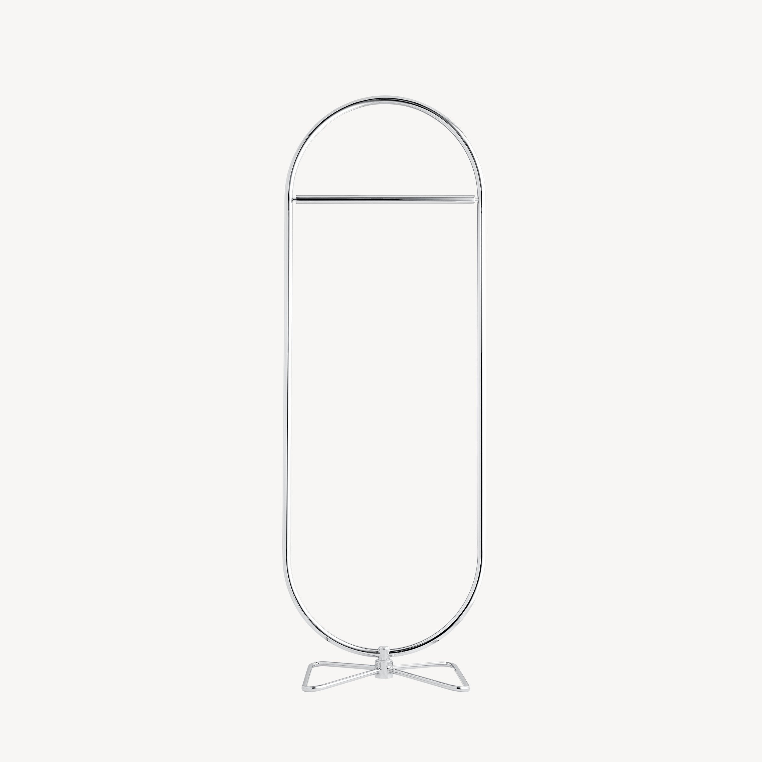 Verpan System 1-2-3 Standing Chrome Coat Rack | Designer Furniture – Verso