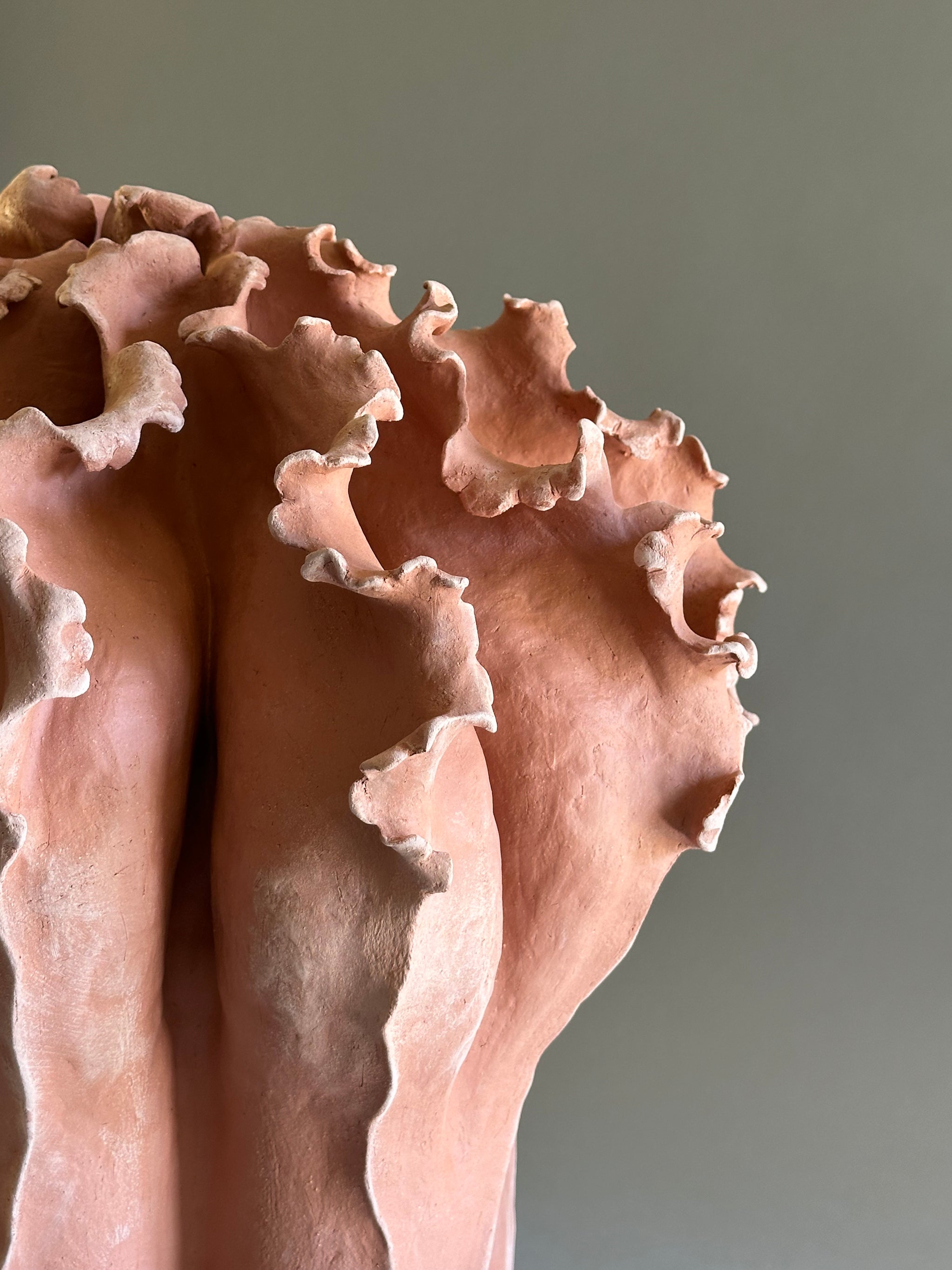 Flora Sculpture - Red #1 – Verso